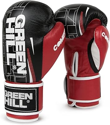 Gants d'entraînement green hill boxer strong box | protection robuste, absorption de la transpiration,