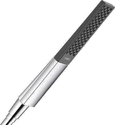 Pomme de douche à économie d'eau hansgrohe rainfinity 100 mm powderrain