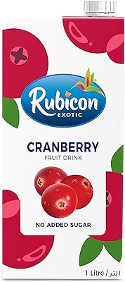 Boisson aux fruits rubicon aux canneberges sans sucre ajouté 1 litre