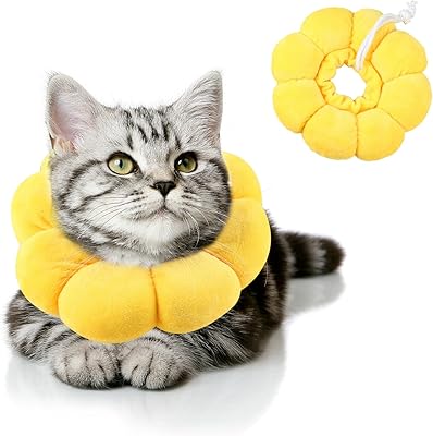 Collier réglable en forme de e pour chats, joli collier élisabéthain en forme
