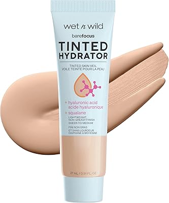 Fond de teint hydratant teinté wet n wild bare focus avec acide hyaluronique