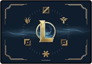 Tapis de souris de jeu avec logo hextec apistyle league of legends 9,2"