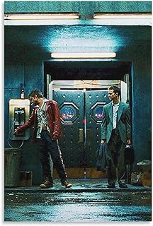 Affiche sur toile avec scène de film voy fight club jack et tyler - impression murale moderne pour chambre à coucher familiale - 30 x 45 cm - 30 x 45 cm. Diaytar Sénégal : Des promotions qui ont du sens