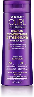 Giovanni curl habit curl defining leave-in conditioning & style elixir - après-shampooing