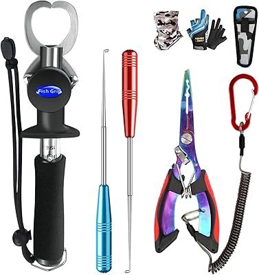 Kit de matériel de pêche better leader pinces en aluminium et poignée
