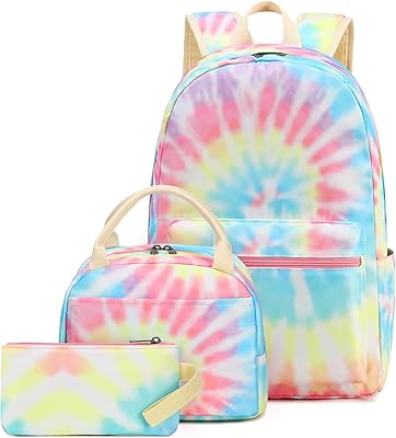 Sac à dos d'école pour adolescents, garçons et filles, ensemble de cartable