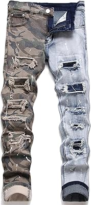 Jeans pour hommes zoikom, jeans de rue pour hommes, pantalons longs amples, style