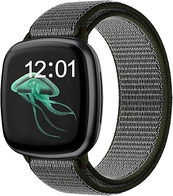 Bracelet de montre watdpro pour sense/versa 3, bracelet de sport en nylon doux