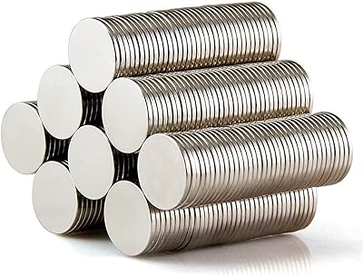 Aimant de réfrigérateur petit aimant de bureau rond plaqué zinc pour tableau