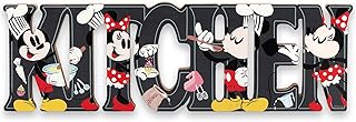 Décoration de table en bois disney mickey mouse et minnie mouse pour la cuisine