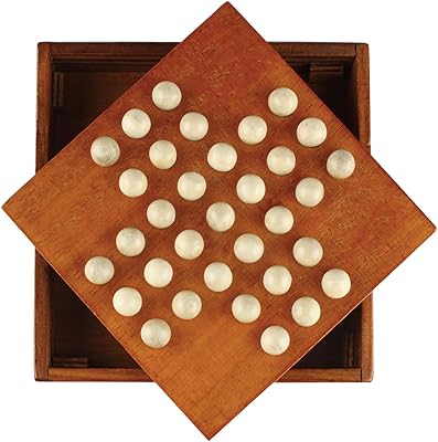 Jeu de société solitaire en bois endox pour un joueur de la zone