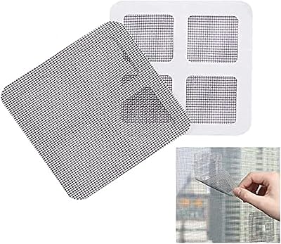 Kit de réparation d'écran en fibre de verre pour portes et fenêtres, film