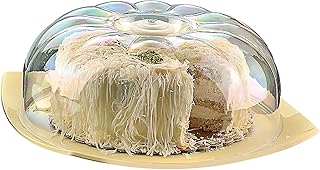 Plateau à gâteau carré royalford avec dôme en plastique parfait pour décorer
