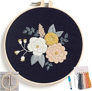 Kit de broderie à la main pour débutant, kit de broderie à la main