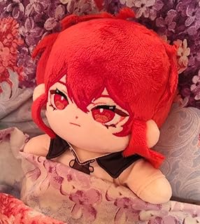 Peluche genshin impact kaya diluc de 20 cm avec vêtements interchangeables, cadeau