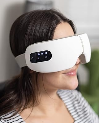 Masseur oculaire à commande vocale aiologie pro avec chaleur, masque intelligent