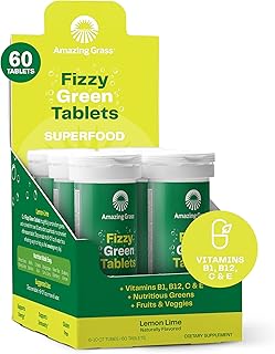 Amazing grass verts effervescents citron-lime 6 tubes 172016