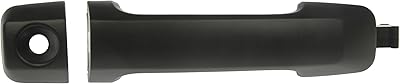 Poignée de porte extérieure dorman 81295 compatible avec certains modèles toyota, décorative noire