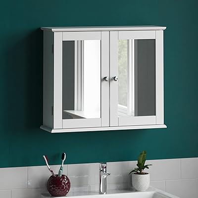 Bath vida priano, meuble de salle de bain mural à double porte