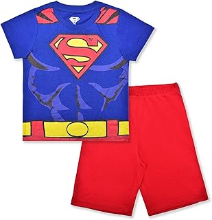 Ensemble t-shirt et short dc comics pour garçons pour tout-petits et tout-petits