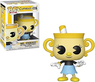 Funko pop games : cup head - figurine à collectionner mme challis, multicolore