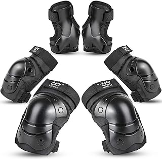 Genouillères et coudières borwizden pour enfants, adultes et jeunes avec protège-poignets, ensemble d'équipement de protection 3 en 1 pour le ski, le cyclisme, le bmx, le scooter et le snowboard. Révolutionnez votre façon d'acheter avec Diaytar