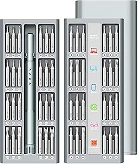 Jeu de mini tournevis torx magnétiques deli precision, 48 en 1 avec douille