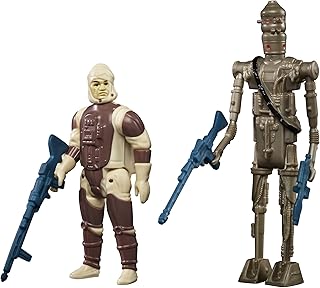 Collection spéciale bounty hunters star wars retro dinjar et ig-88 lot de 2