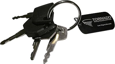 Pièces d'équipement lourd tornado ensemble de commutateurs d'allumage pour équipement lourd/construction jcb (4 clés). Diaytar : Votre shopping, nos meilleurs prix