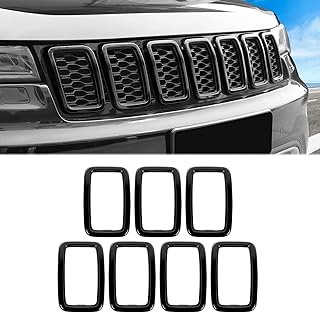 Kit de garniture de calandre abs de voiture g pour jeep grand cherokee