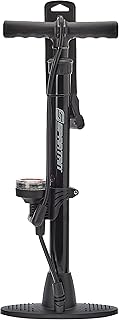 Pompe à air pour vélo spartan avec jauge - 120 psi, noir