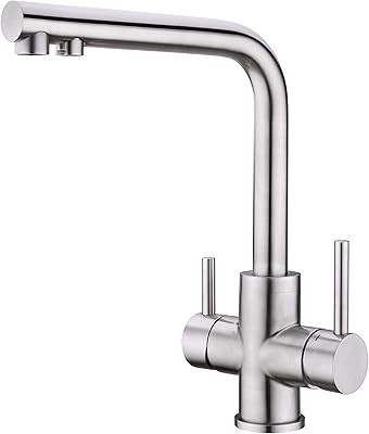 Robinet de cuisine cria à 3 voies avec méthode filtration d'eau