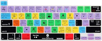 Xskn raccourcis et langues série silicone keyboard cover skin compatible avec le nouveau