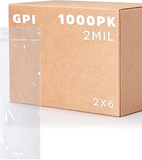 Sacs à fermeture éclair refermables en plastique transparent gbe 1000