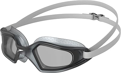 Lunettes de natation speedo pour unisexe par hydrobos, blanc/éléphant/fumée légère, taille unique