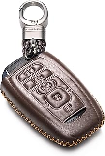 Vitodeco étui de protection intelligent en cuir véritable avec porte-clés pour lincoln
