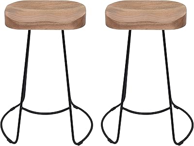 Ensemble de tabourets de bar 2 pièces ava designs pour cuisine et maison