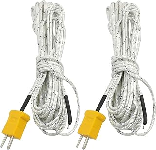 Soaringmap k-type 0-400c capteur thermique 2 pièces 5 mètres de long pour la mesure