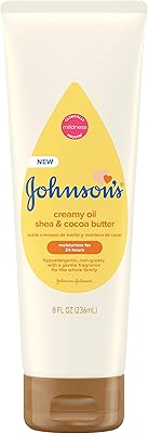 Johnson's baby huile crémeuse au beurre de karité et de cacao lotion