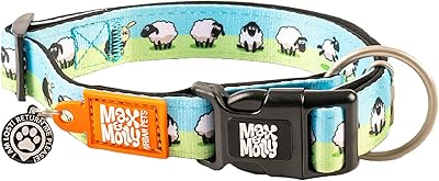 Collier pour chien et chiot max & molly avec clip solide