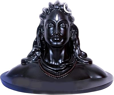 Statue bhagwan shiv shiva idol adiyogi pour temple de tableau de bord, décoration