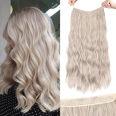 Extensions de cheveux halo 3 façons réglables taille de bandeau perruques ondulées