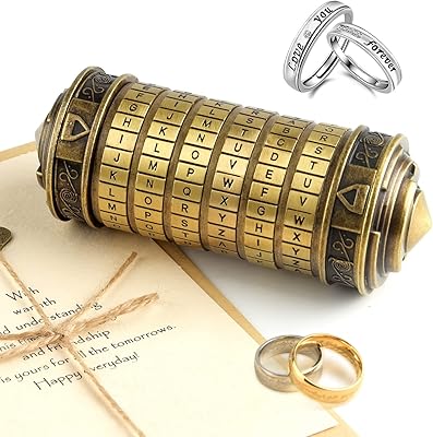 Toparca 3 pièces da vinci code mini cryptics puzzle cadeau d'anniversaire créatif