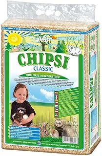 Litière pour animaux jrs chipsy classic 3,2 kg, volume 60 litres, multicolore