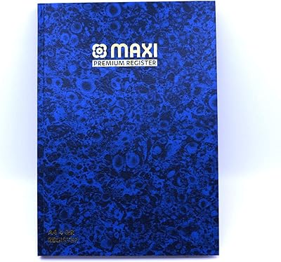 Maxi carnet de notes a4 4qr 60 g/m2 192 feuilles, adapté au bureau