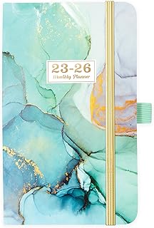 Planificateur de poche 2023-2026 planificateur calendrier mensuel avec 63 pages de notes