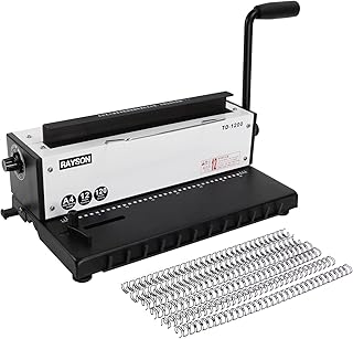 Plieuse à fil ryson td-1200, machine à relier 3:1, 34 trous carrés, capacité