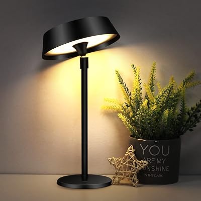Lampe de table sans fil lampe de bureau à batterie rechargeable 5200