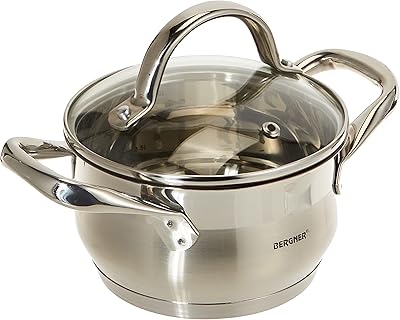 Casserole bergener gourmet avec couvercle 12 litre modèle bg6505