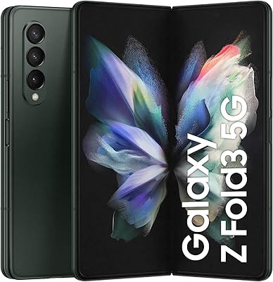 Téléphone double sim samsung galaxy z fold 3/5g avec isim, 256 go